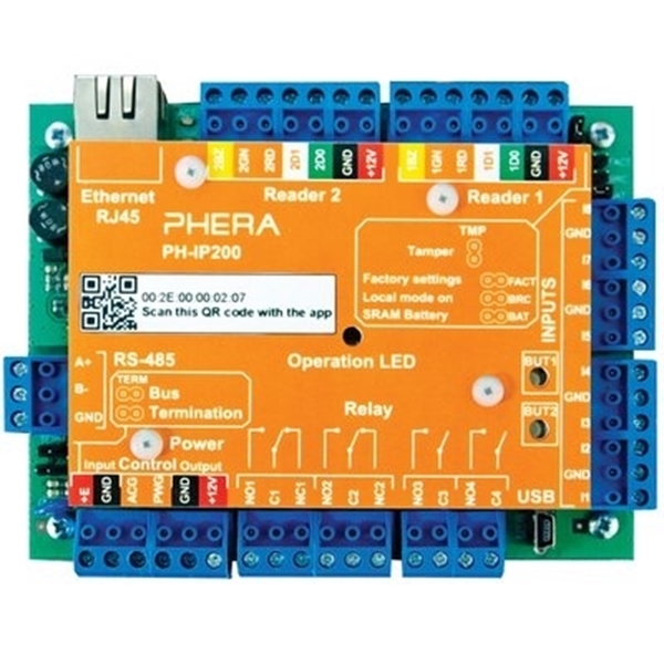 Afbeelding van Phera 2 deurs controller PoE alleen print