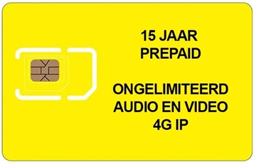 Picture of PREPAID SIM 15 JAAR ONGELIMITEERD 4G voor 5 appartementen