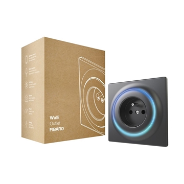 Picture of FIBARO Walli Outlet Type E Antraciet